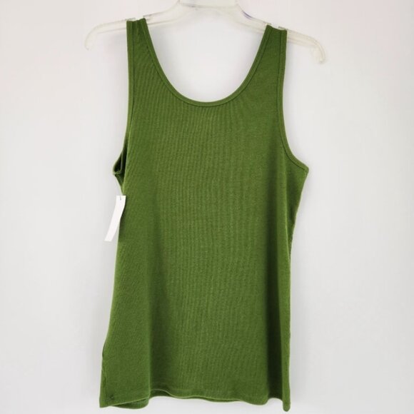 Time and Tru Green Tank Top XL - Picture 2 of 2